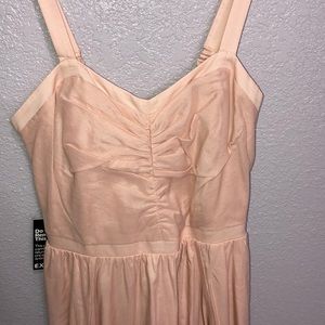 Pink Sleeveless sundress with pockets